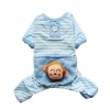 Adorable Cozy Dog Pajamas for Dog Shirt Dog Jumpsuit Dog Clothes Cute Monkey Pet Clothes Free Shipping,XS