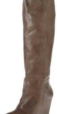 STEVEN by Steve Madden Women's Long Tall Wedge Boot, Taupe, 8.5 M US STEVEN by Steve Madden Women's Long Tall Wedge Boot, Taupe, 8.5 M US