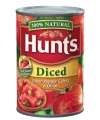 Hunt's  Diced Tomatoes With Green Peppers, Celery And Onion, 14.5-Ounce Units (Pack of 12)
