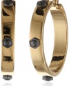 Kenneth Cole New York Modern Status Rivet Hoop Earrings