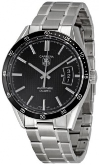 TAG Heuer Men's WV211M.BA0787 Carrera Calibre Five Black Dial Watch TAG Heuer Men's WV211M.BA0787 Carrera Calibre Five Black Dial Watch