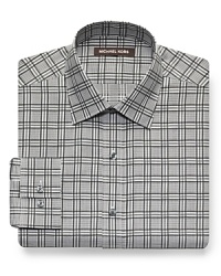 A laid-back tonal check dress shirt maintains your polish while demonstrating your warm, affable personality, a welcome addition to your work wardrobe and an effortless design outside the office. A laid-back tonal check dress shirt maintains your polish while demonstrating your warm, affable personality, a welcome addition to your work wardrobe and an effortless design outside the office.