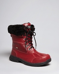 Blizzards beware, these Butte boots can handle all kinds of dastardly weather, lined in decadently warm shearling with a tough leather upper, utterly comfortable no matter how long your journey. From UGG Australia. Blizzards beware, these Butte boots can handle all kinds of dastardly weather, lined in decadently warm shearling with a tough leather upper, utterly comfortable no matter how long your journey. From UGG Australia.