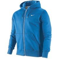 Mens Nike Classic Fleece Full Zip Hoodie Royal Blue / White 404512-450 Size Large Mens Nike Classic Fleece Full Zip Hoodie Royal Blue / White 404512-450 Size Large