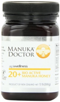 Manuka Doctor Bio Active 20 Plus Honey, 1.1 Pound