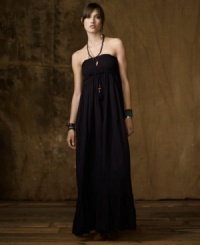 Whimsy and carefree in a breezy maxi length, Denim & Supply Ralph Lauren's strapless smocked dress effortlessly transitions from strolls along the shore to shopping in the city. Whimsy and carefree in a breezy maxi length, Denim & Supply Ralph Lauren's strapless smocked dress effortlessly transitions from strolls along the shore to shopping in the city.