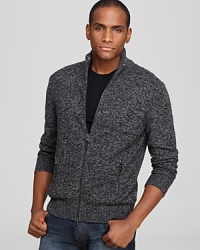 Michael Kors Marled Front Zip Cardigan Michael Kors Marled Front Zip Cardigan
