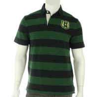 Polo Ralph Lauren Custom-fit Short Sleeved Striped Rugby (Medium) Polo Ralph Lauren Custom-fit Short Sleeved Striped Rugby (Medium)
