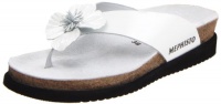 Mephisto Women's Violette Thong Sandal,White Patent/White Flower,9 M US Mephisto Women's Violette Thong Sandal,White Patent/White Flower,9 M US