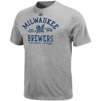 MLB Milwaukee Brewers Short Sleeve Basic Tee MLB Milwaukee Brewers Short Sleeve Basic Tee