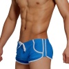 Zehui Mens Swimwear Sexy Underwear Sport Boxer Shorts Tie Rope Swim Trunks