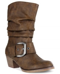 Now these boots were made for walking. Take Mia's Jaggerr booties for a walk on the wild side. Now these boots were made for walking. Take Mia's Jaggerr booties for a walk on the wild side.