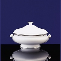 A sparkling complement to your silver serveware, this service mixes and matches perfectly with a wide color palette. Bone china. A sparkling complement to your silver serveware, this service mixes and matches perfectly with a wide color palette. Bone china.