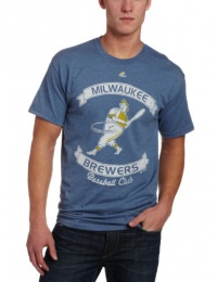 MLB Milwaukee Brewers 1970 Cooperstown Legendary Victory Short Sleeve Basic Tee Men's MLB Milwaukee Brewers 1970 Cooperstown Legendary Victory Short Sleeve Basic Tee Men's