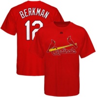 MLB Majestic Lance Berkman St. Louis Cardinals Youth #12 Player T-Shirt - Red MLB Majestic Lance Berkman St. Louis Cardinals Youth #12 Player T-Shirt - Red