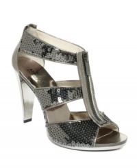 Put some shine in your step with MICHAEL Michael Kors' Berkley t-strap sandals. Put some shine in your step with MICHAEL Michael Kors' Berkley t-strap sandals.