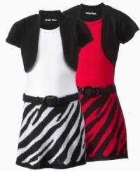 For your fierce fashionista braving the wilds of style, this extra-soft shrug dress from Planet Gold is the perfect look. For your fierce fashionista braving the wilds of style, this extra-soft shrug dress from Planet Gold is the perfect look.