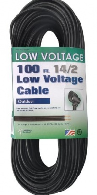 Coleman Cable 095041008 14/2 Low Voltage Lighting Cable, 100-Feet Coleman Cable 095041008 14/2 Low Voltage Lighting Cable, 100-Feet