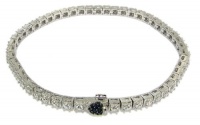 Authentic Judith Ripka Sterling Diamonique(R) Average Tennis Bracelet Authentic Judith Ripka Sterling Diamonique(R) Average Tennis Bracelet