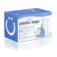 Biodegradable plastic bags for the Ubbi Diaper Pail. Biodegradable plastic bags for the Ubbi Diaper Pail.