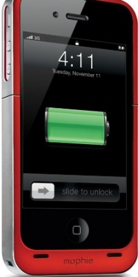 Mophie Juice Pack Air External Battery Case for iPhone 4 / 4S 1500 mAh (Red) Mophie Juice Pack Air External Battery Case for iPhone 4 / 4S 1500 mAh (Red)