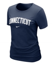 Keep your team pride on display with this NCAA Connecticut Huskies t-shirt from Nike. Keep your team pride on display with this NCAA Connecticut Huskies t-shirt from Nike.
