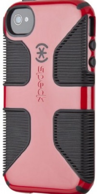 Speck Products CandyShell Grip Case for iPhone 4/4S - 1 Pack - Carrying Case - Retail Packaging - Pomodoro/Black Speck Products CandyShell Grip Case for iPhone 4/4S - 1 Pack - Carrying Case - Retail Packaging - Pomodoro/Black