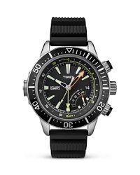 Designed for maximum performance and style, this Timex watch makes a sporty-cool impression, from the bold face to the the tech-features. Designed for maximum performance and style, this Timex watch makes a sporty-cool impression, from the bold face to the the tech-features.