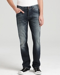 Nothing says Saturday like these cool, laid-back jeans, faded just the right amount for instant classic status. Nothing says Saturday like these cool, laid-back jeans, faded just the right amount for instant classic status.