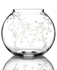 Utterly romantic, the Trousseau rose bowl from Martha Stewart Collection features a classic round shape and etched florals in clear glass. A gift the happy couple will truly cherish. Utterly romantic, the Trousseau rose bowl from Martha Stewart Collection features a classic round shape and etched florals in clear glass. A gift the happy couple will truly cherish.