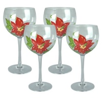 Artland Laurie Gates Luxe Holiday Balloon Glasses, Set of 4 Artland Laurie Gates Luxe Holiday Balloon Glasses, Set of 4