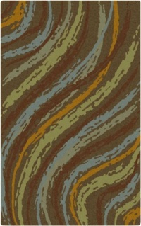 Area Rug 8x11 Rectangle Contemporary Mushroom-Brown Color - Surya Bombay Rug from RugPal