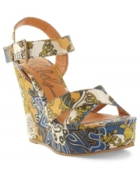 Bold prints never go out of style. Rebel's Katmandu wedge sandals will take your favorite outfits to new colorful heights. Bold prints never go out of style. Rebel's Katmandu wedge sandals will take your favorite outfits to new colorful heights.