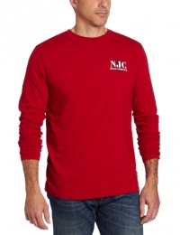 Nautica Men's Long Sleeve Chain Graphic Print Tee Nautica Men's Long Sleeve Chain Graphic Print Tee