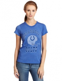 NFL Indianapolis Colts Heather Vintage Short Sleeve Crew Women's NFL Indianapolis Colts Heather Vintage Short Sleeve Crew Women's