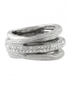 Effy Jewlery Balissima Sterling Silver Diamond Ring, .34 TCW Ring size 7