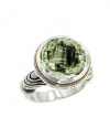 Effy Jewlery Balissima Green Amethyst Ring, 11.10 TCW Ring size 7