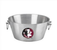NCAA Florida State Seminoles Doublewall Insulated Stainless Steel Party Tub, 15-Inch NCAA Florida State Seminoles Doublewall Insulated Stainless Steel Party Tub, 15-Inch