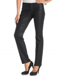 Look and feel your best in these slimming metallic jeans from Not Your Daughter's Jeans. Look and feel your best in these slimming metallic jeans from Not Your Daughter's Jeans.
