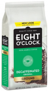 Eight O'Clock Coffee, Decaffeinated Ground, 12-Ounce Bag (Pack of 4) Eight O'Clock Coffee, Decaffeinated Ground, 12-Ounce Bag (Pack of 4)