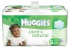 Huggies Pure & Natural Diapers, Size 3, 70 Count (Pack of 2) (Packaging May Vary)