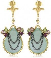 Azaara Romantic Arabella Blue Chalcedony Drop Earrings Azaara Romantic Arabella Blue Chalcedony Drop Earrings