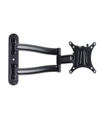 The PHDC2346 fits most 13 - 32 flat panel TVs up to 35 lbs (15.9 kg) and is a low-cost, low-profile full motion mounting option for medium thin profile flat panel TVs. The PHDC2346 fits most 13 - 32 flat panel TVs up to 35 lbs (15.9 kg) and is a low-cost, low-profile full motion mounting option for medium thin profile flat panel TVs.
