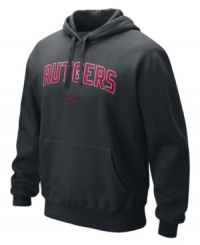 Set your team spirit soaring with this NCAA Rutgers Scarlet Knights hoodie from Nike. Set your team spirit soaring with this NCAA Rutgers Scarlet Knights hoodie from Nike.