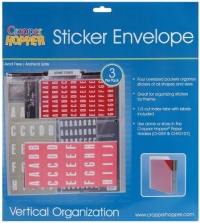 Advantus Cropper Hopper Sticker Envelope, 3-Pack, Frost, 12-Inch-by-12-Inch Advantus Cropper Hopper Sticker Envelope, 3-Pack, Frost, 12-Inch-by-12-Inch