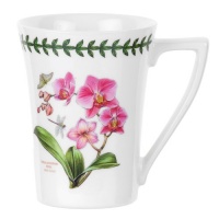 Portmeirion Exotic Botanic Garden Mandarin Mug with Orchid Motif Portmeirion Exotic Botanic Garden Mandarin Mug with Orchid Motif