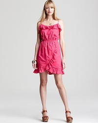 Look buoyantly toward the season in a posy-fresh Lilly Pulitzer dress blooming with a subtle nautical print. Look buoyantly toward the season in a posy-fresh Lilly Pulitzer dress blooming with a subtle nautical print.