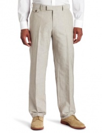 Kenneth Cole Reaction Men's Solid Rigid Waistband Flat Front Pant Kenneth Cole Reaction Men's Solid Rigid Waistband Flat Front Pant