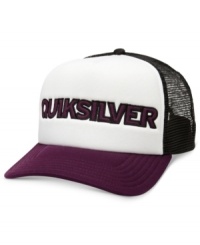 Kick up your casual style with this trucker hat from Quiksilver.