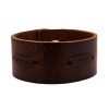 Distressed Vintage ITALIAN Leather Bracelet Unisex 3BR